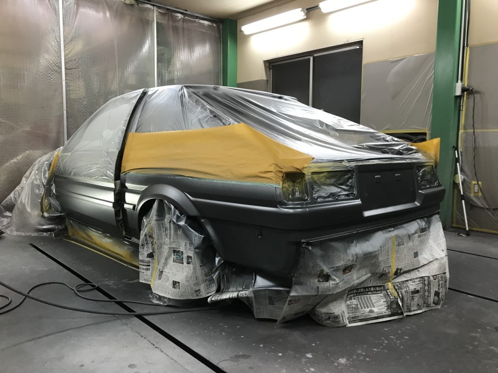 AE８６　全塗装　その７　　　豊田市　外車　国産車　旧車　板金塗装