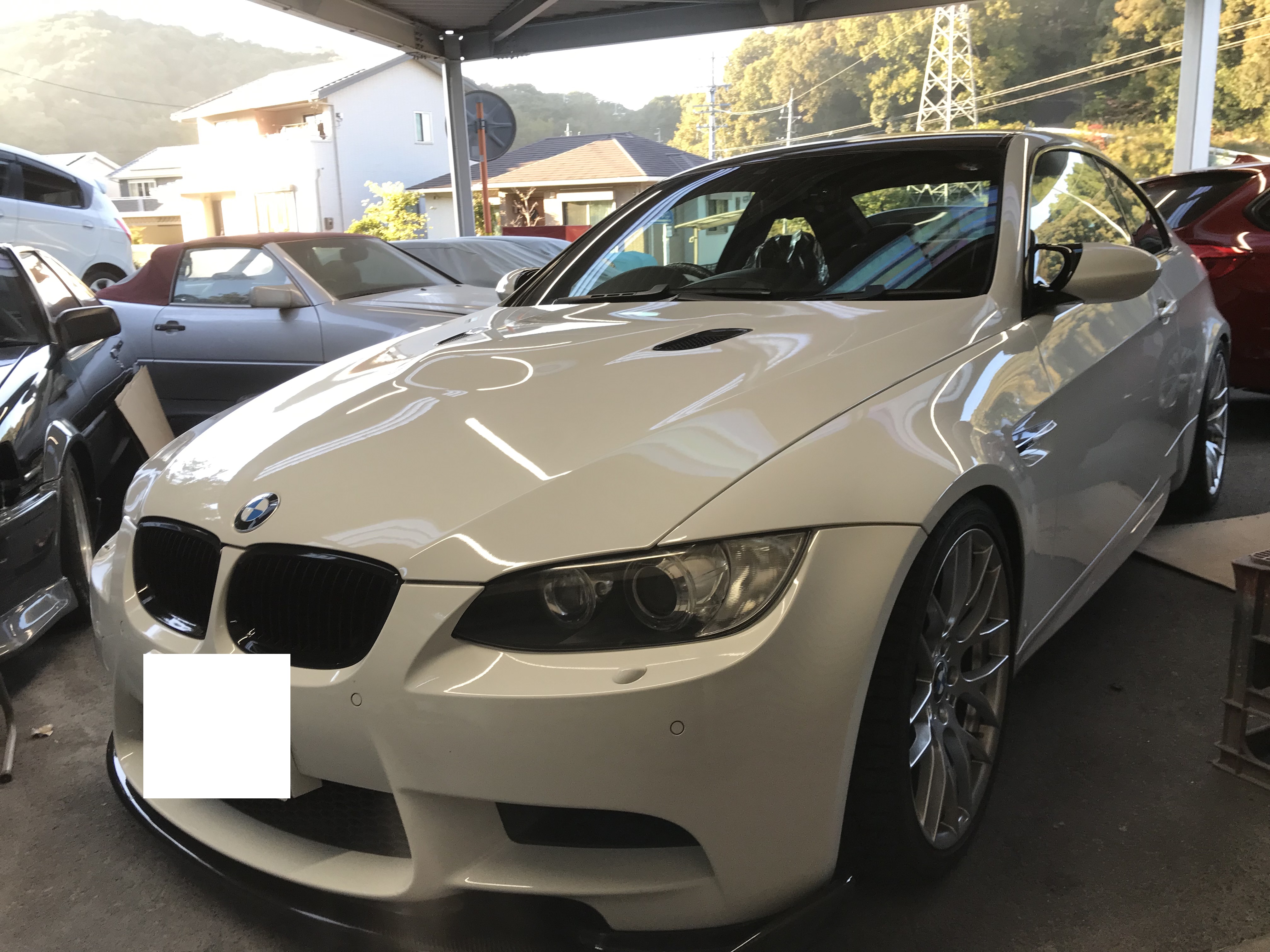 BMW　M３　カーボンルーフ塗装     豊田市　　板金塗装